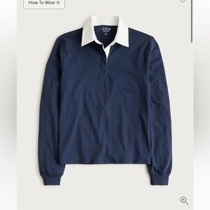 J.Crew Vintage jersey rugby T-shirt